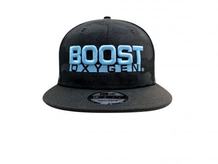 Boost Oxygen Cap - Black Camo/Blue